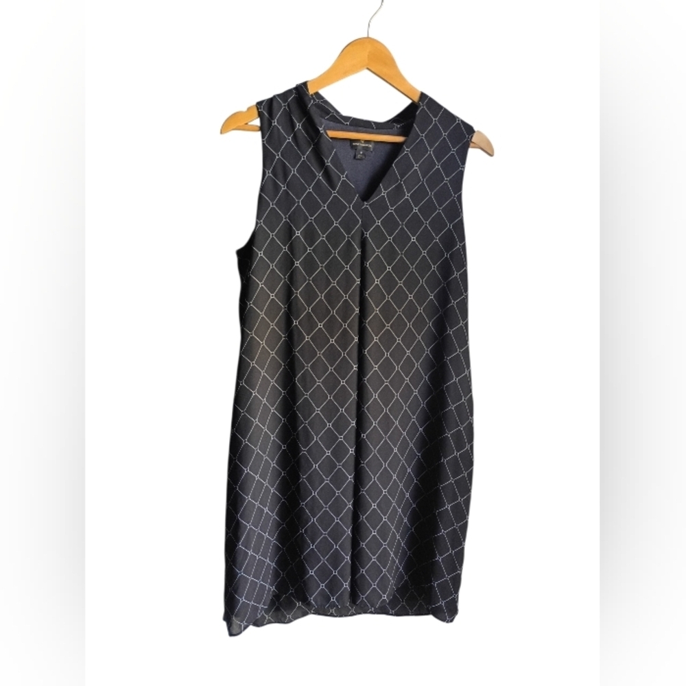 Worthington Black Diamond Print Short Dress Size 6